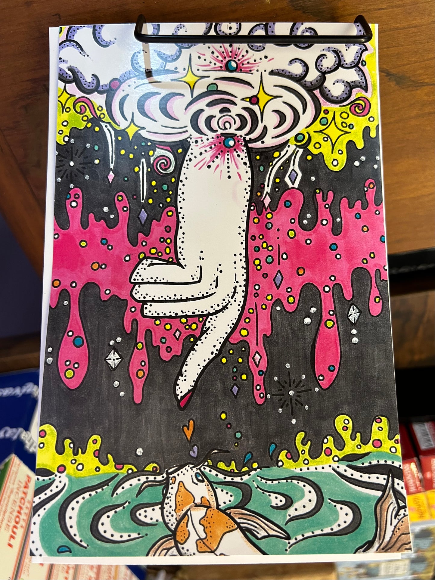 Hand Drawn Art Print