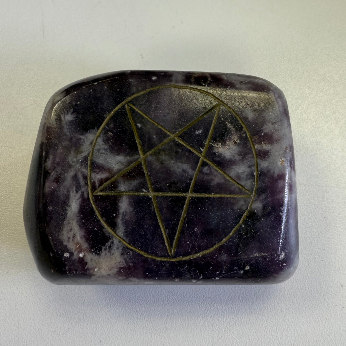 Lepidolite Pentacle Freeform