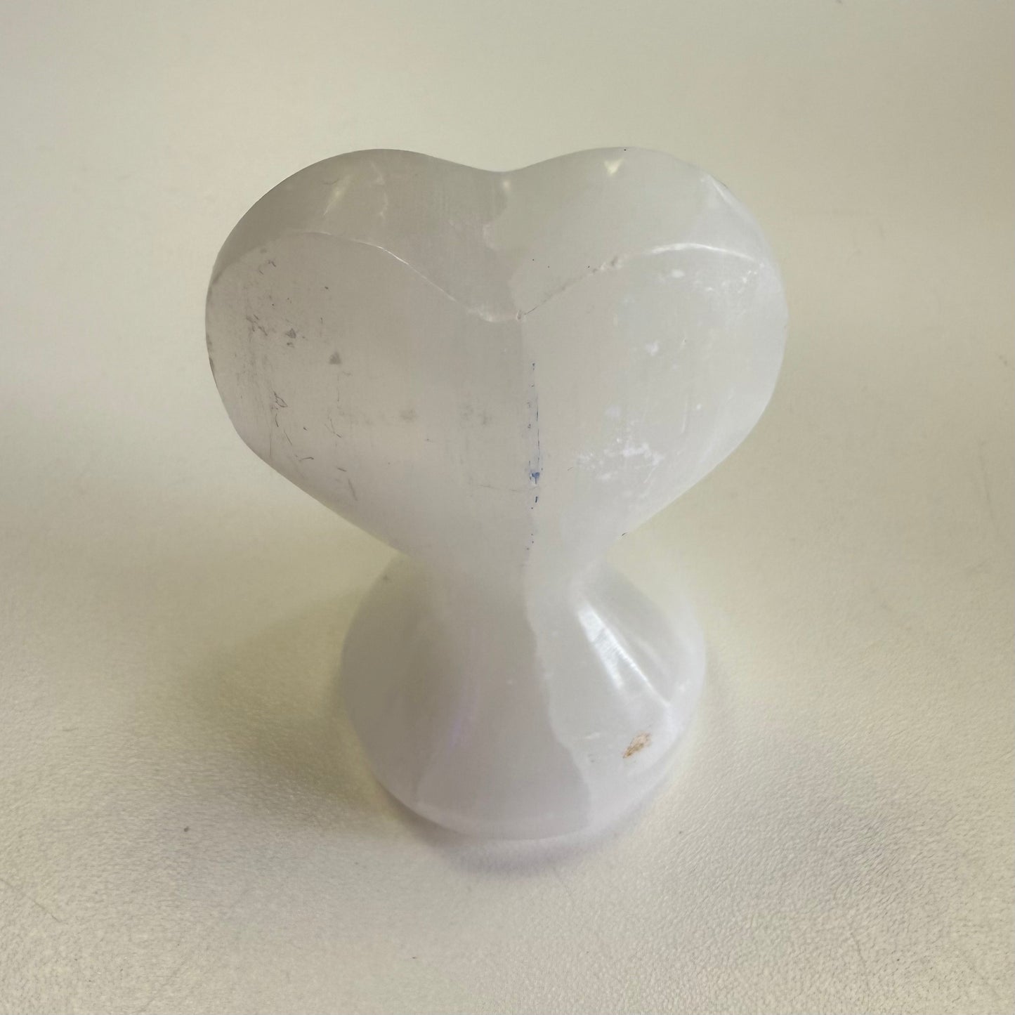 Standing Selenite Heart