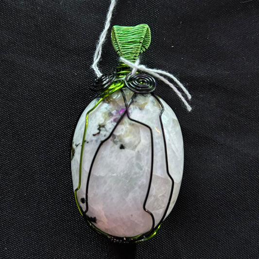Moonstone Wire Wrapped Pendant