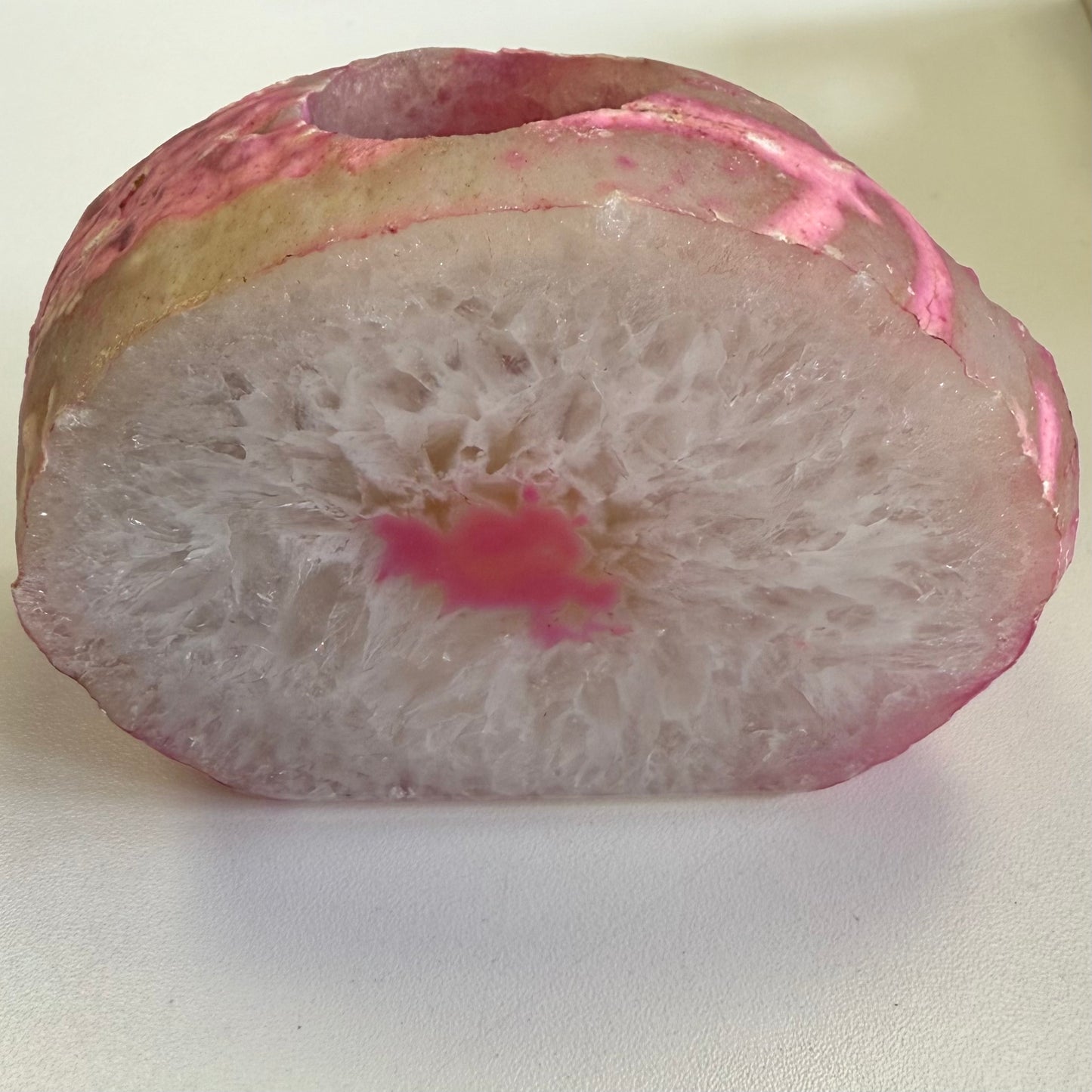 Agate Candle Holder