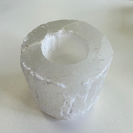 Selenite Candleholder
