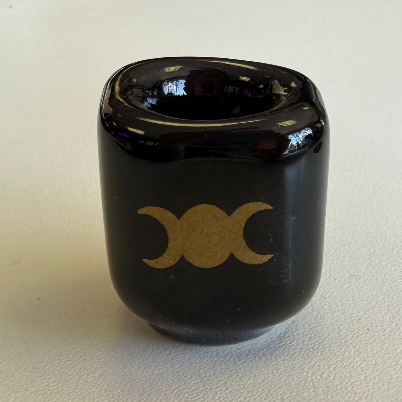 Triple Moon Chime Candle Holder