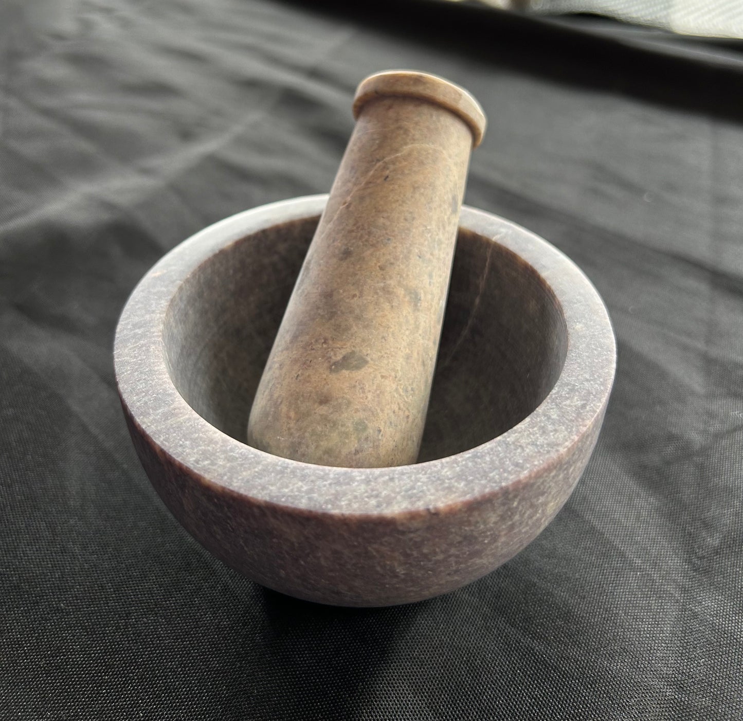 Brown Mortar and Pestle