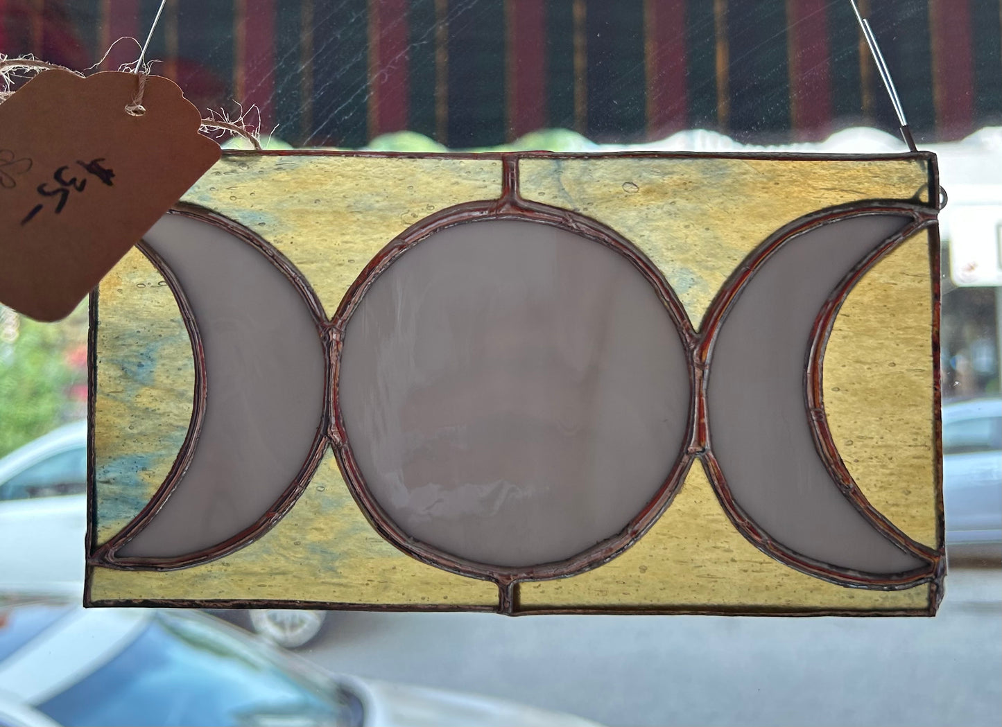 Triple Moon Stained Glass