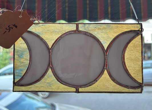 Triple Moon Stained Glass