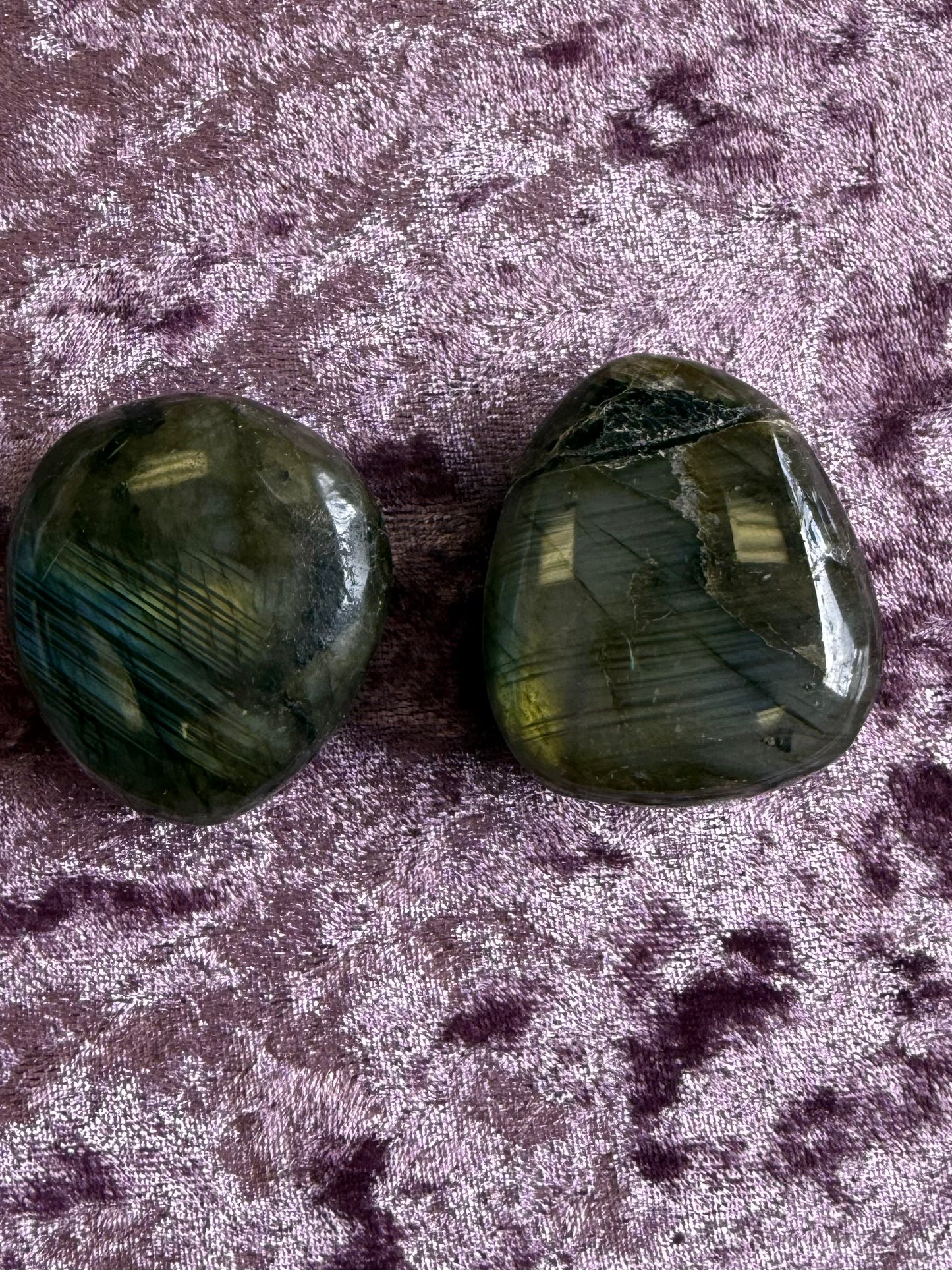 Labradorite Palm Stone