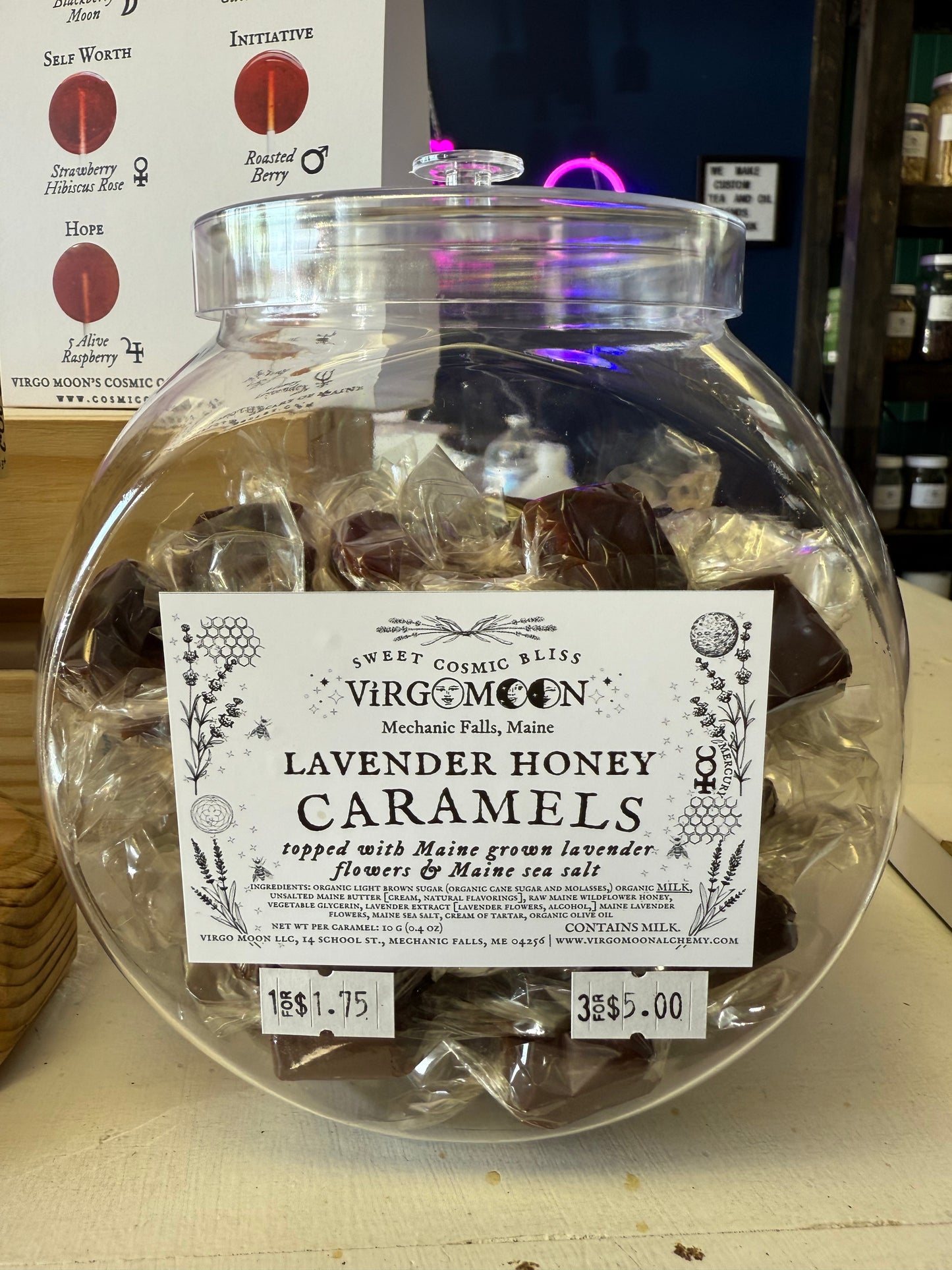Virgo Moon Lavender Honey Caramels
