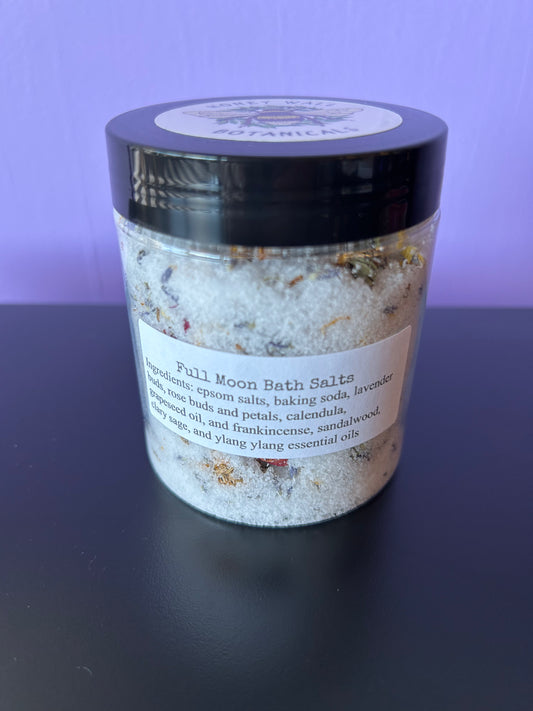 Full Moon Bath Salt Jar