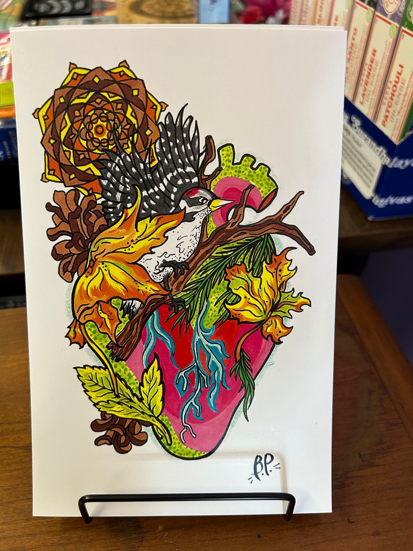 Hand Drawn Art Print