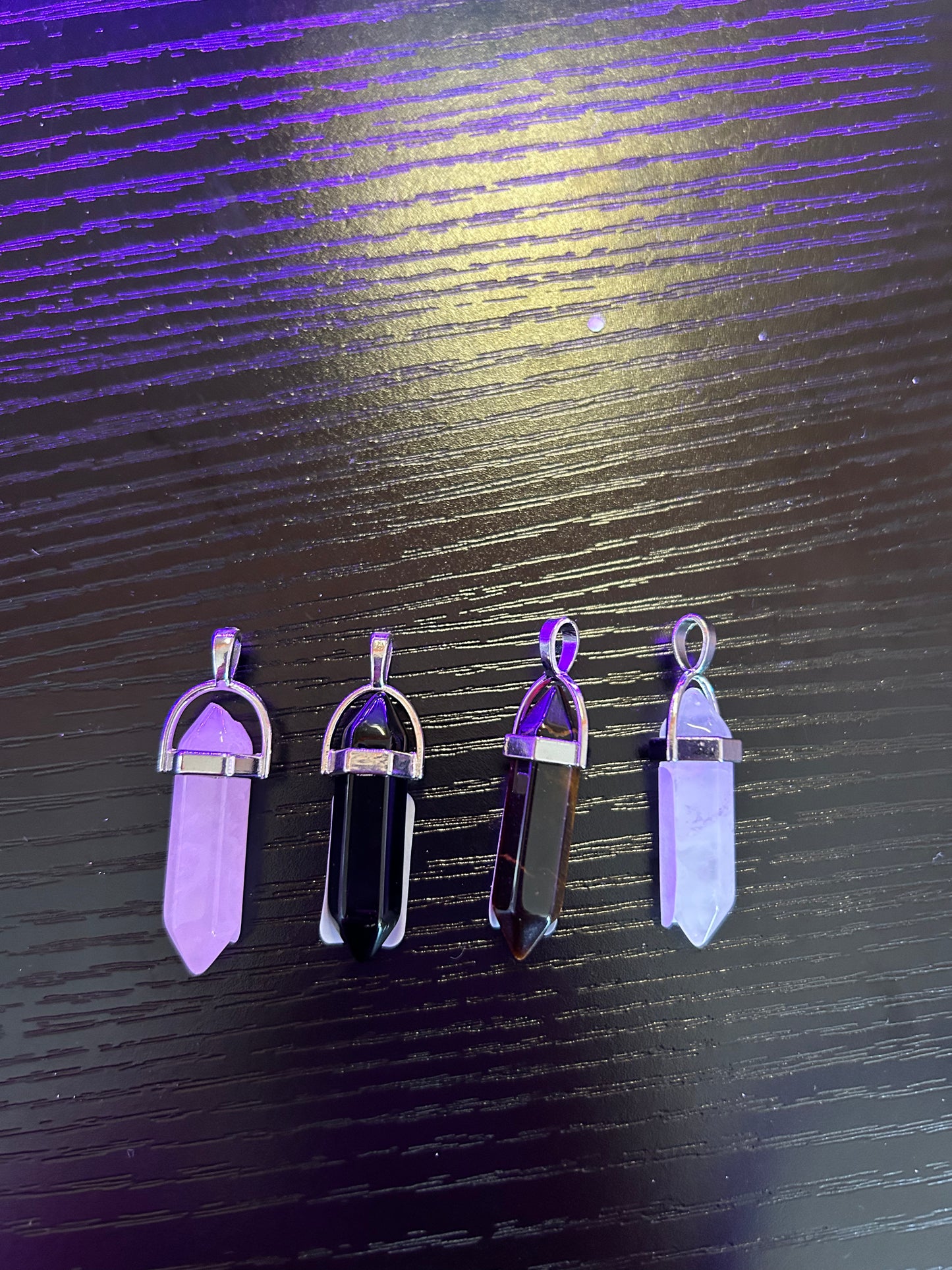 Double Terminated Pendant Necklace