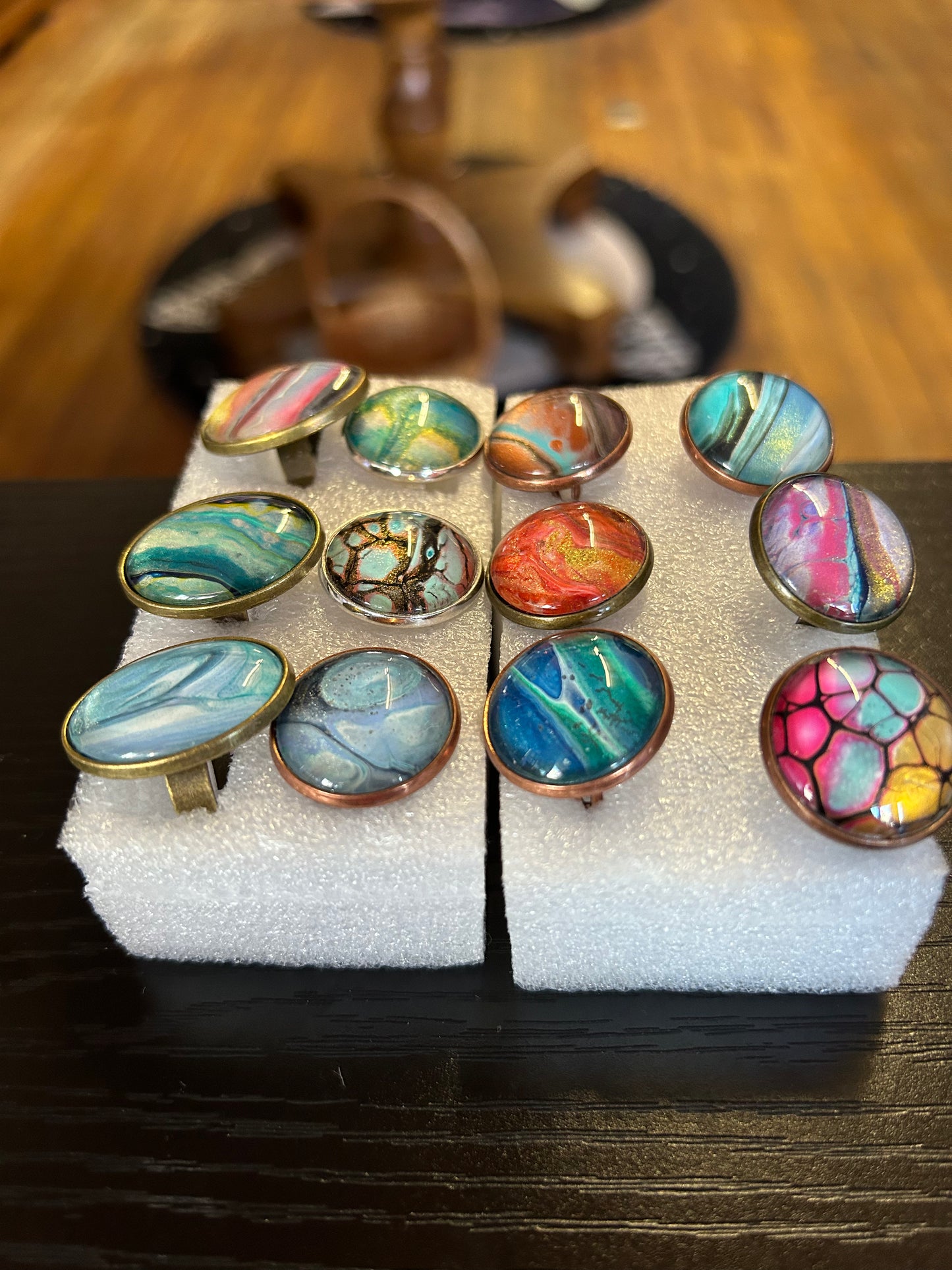 Acrylic and Resin Adjustable Ring