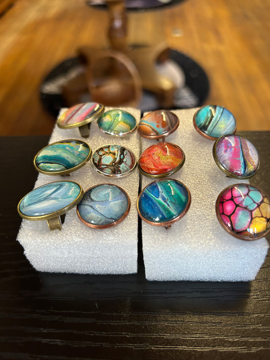 Acrylic and Resin Adjustable Ring