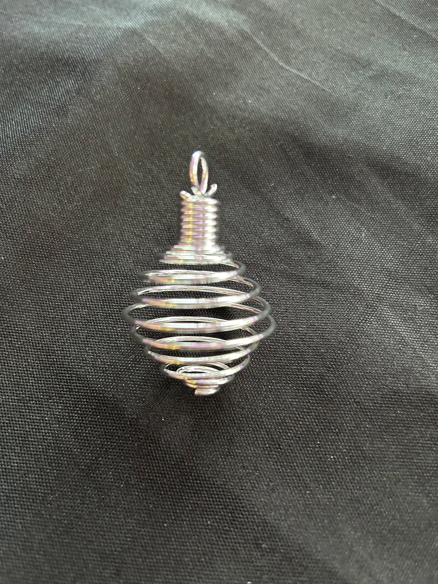 Tumbled Stone Cage Pendant