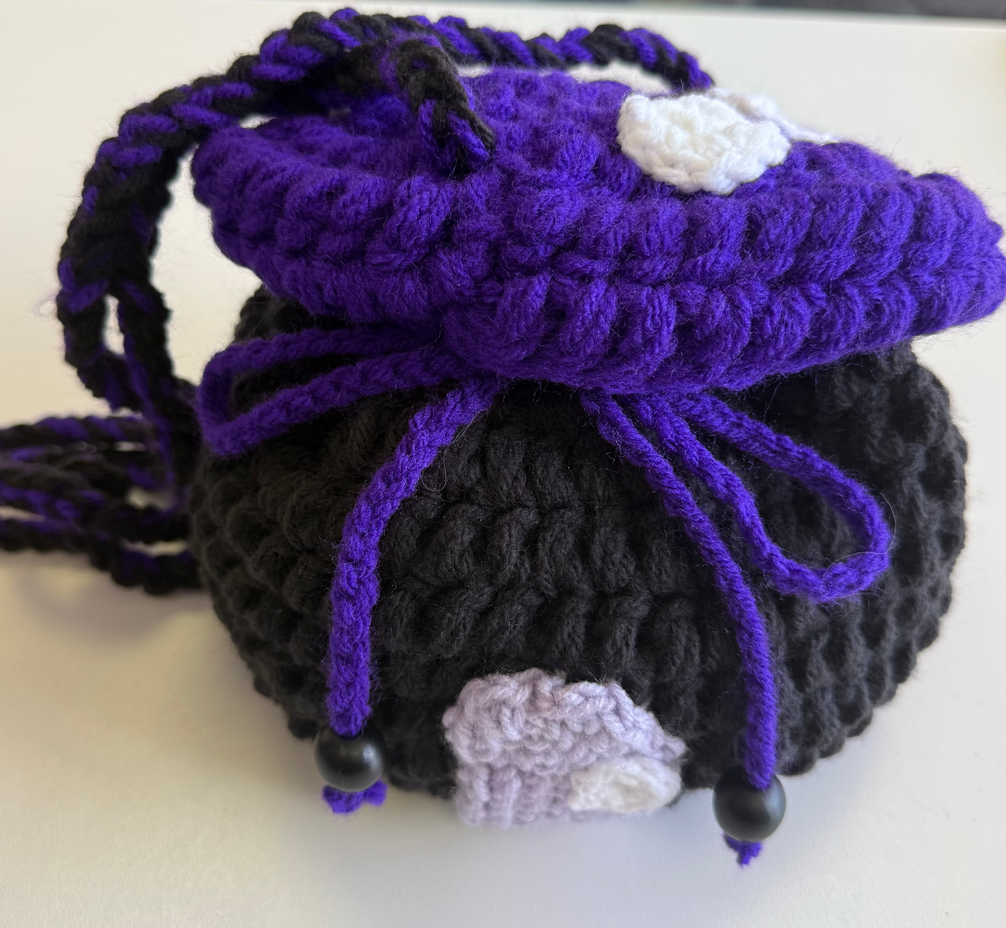 Crocheted Mushroom House Bag