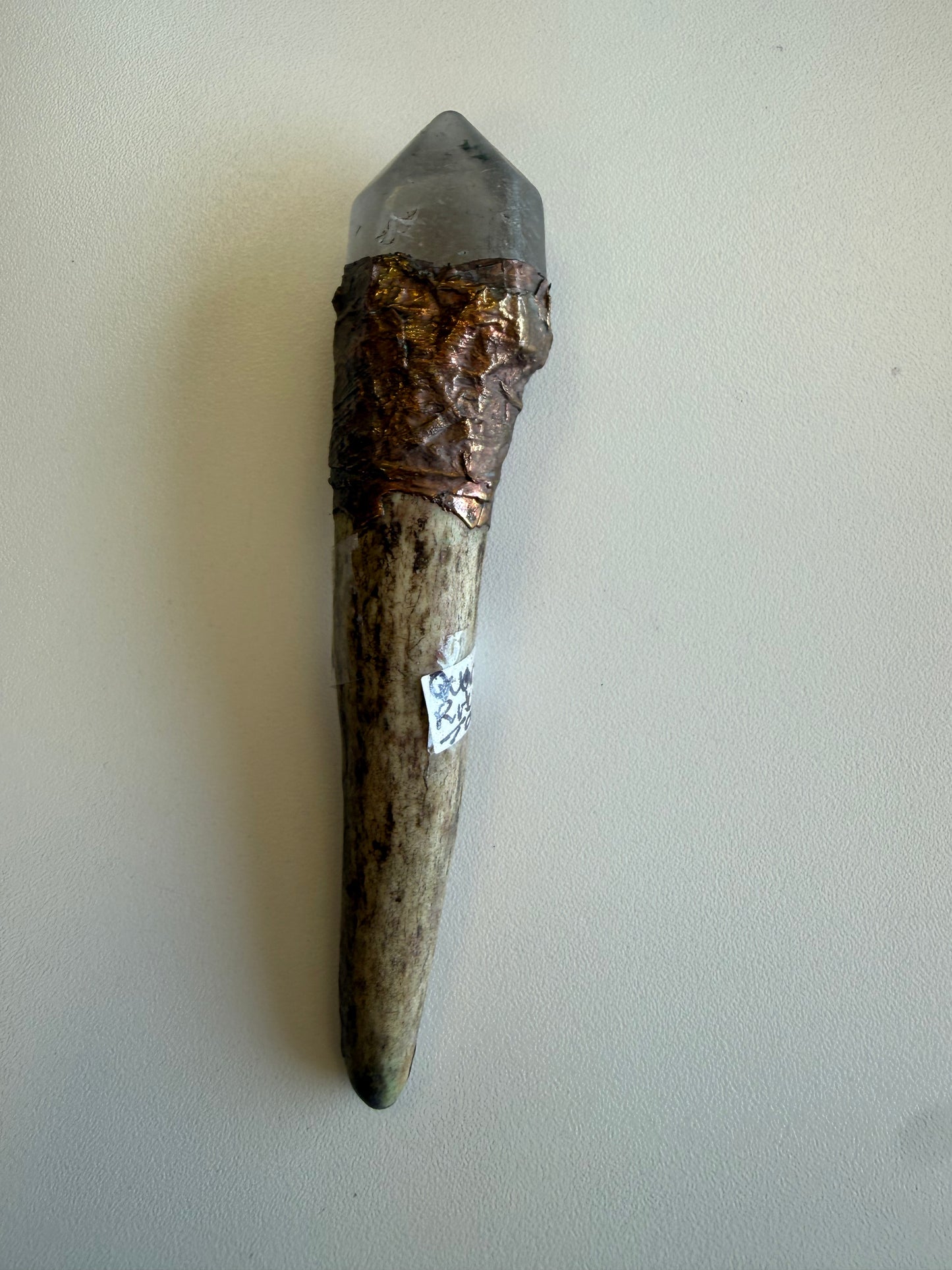 Antler and Quartz Wand