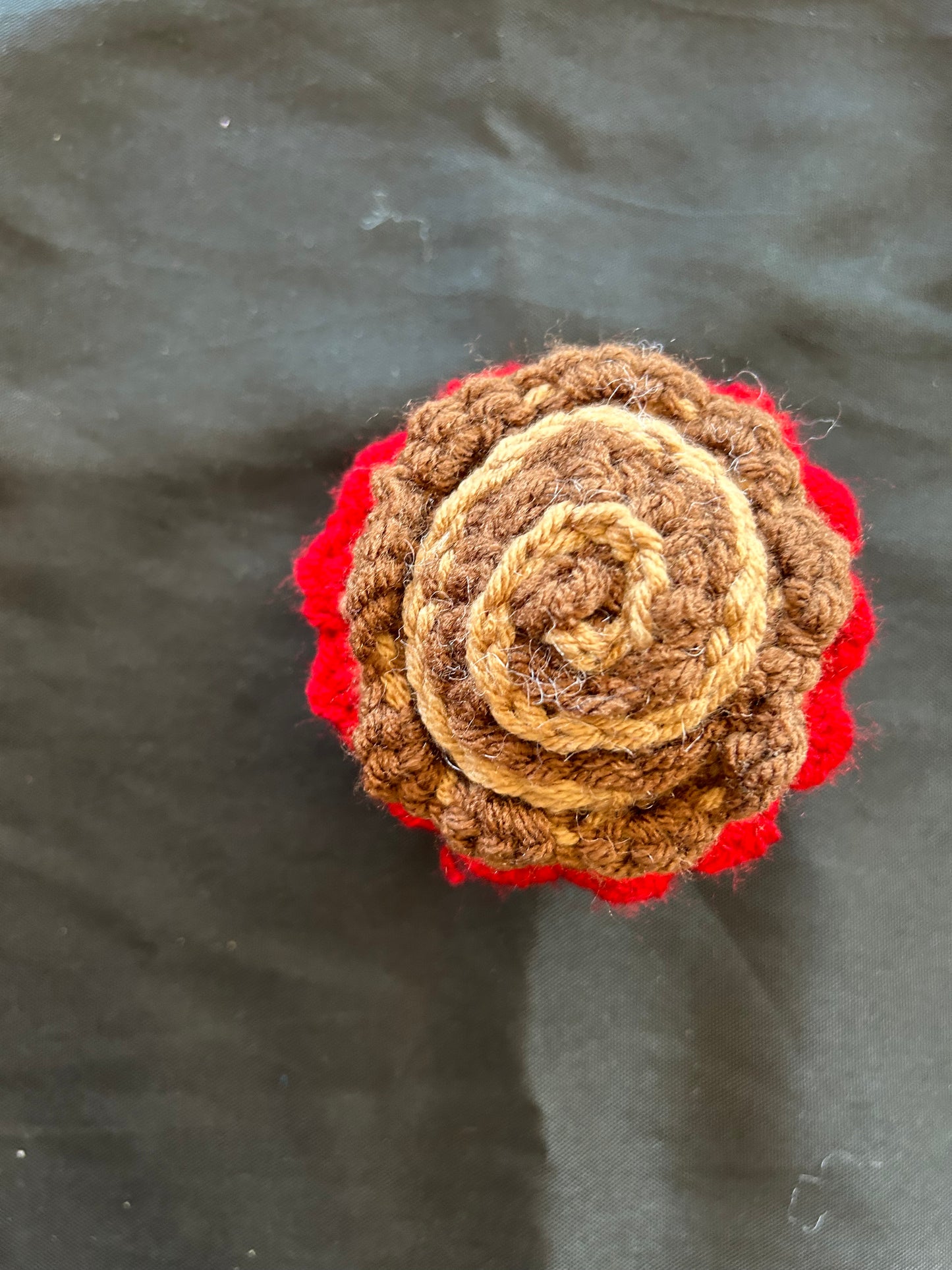 Crocheted Valentine Cupcakes
