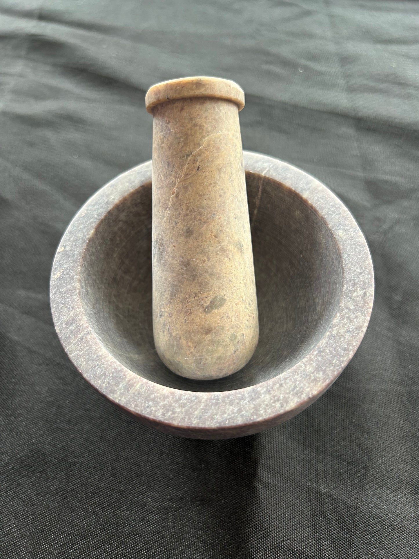 Brown Mortar and Pestle