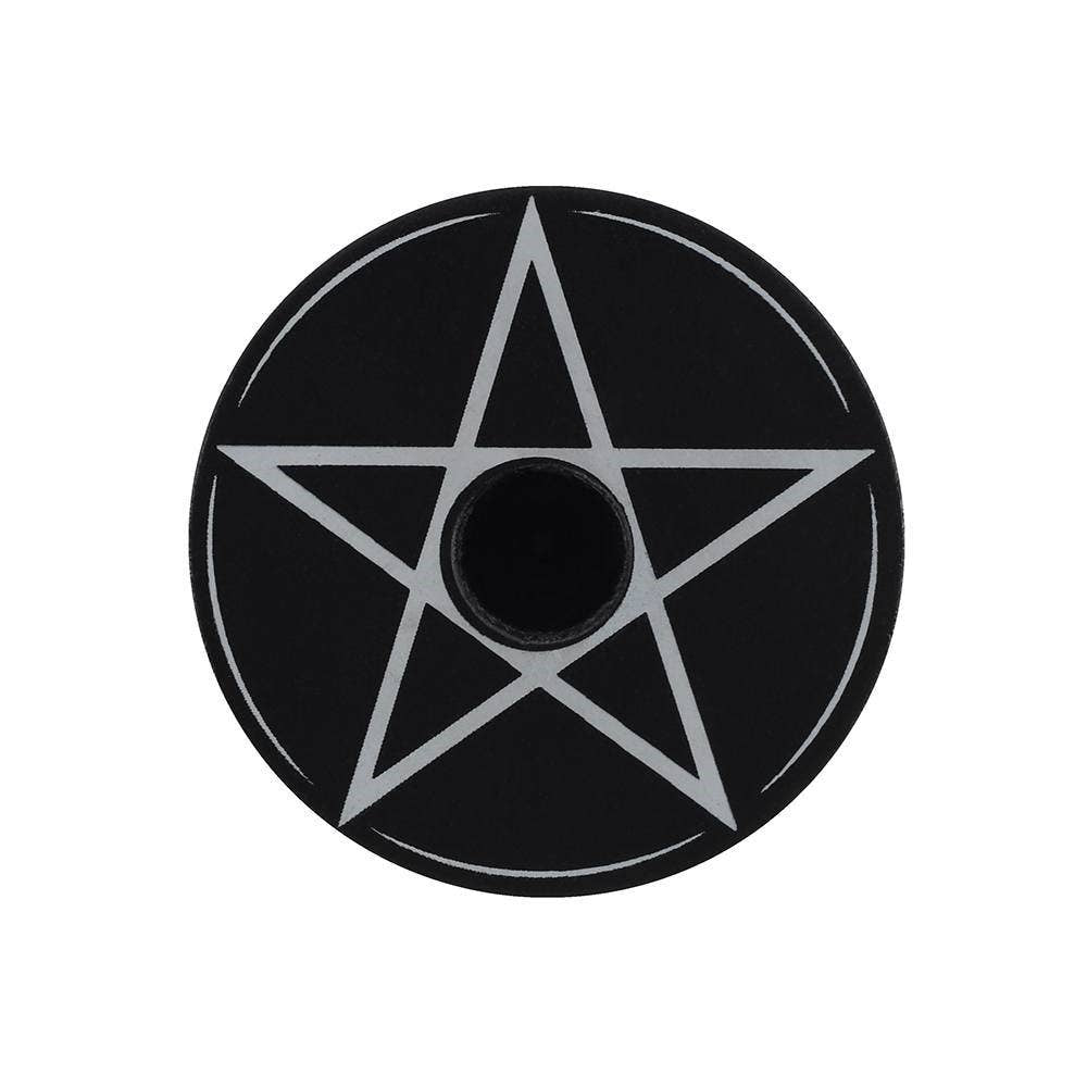 Round Pentacle Candle Holder