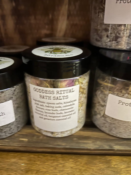 Goddess Ritual Salts Jar