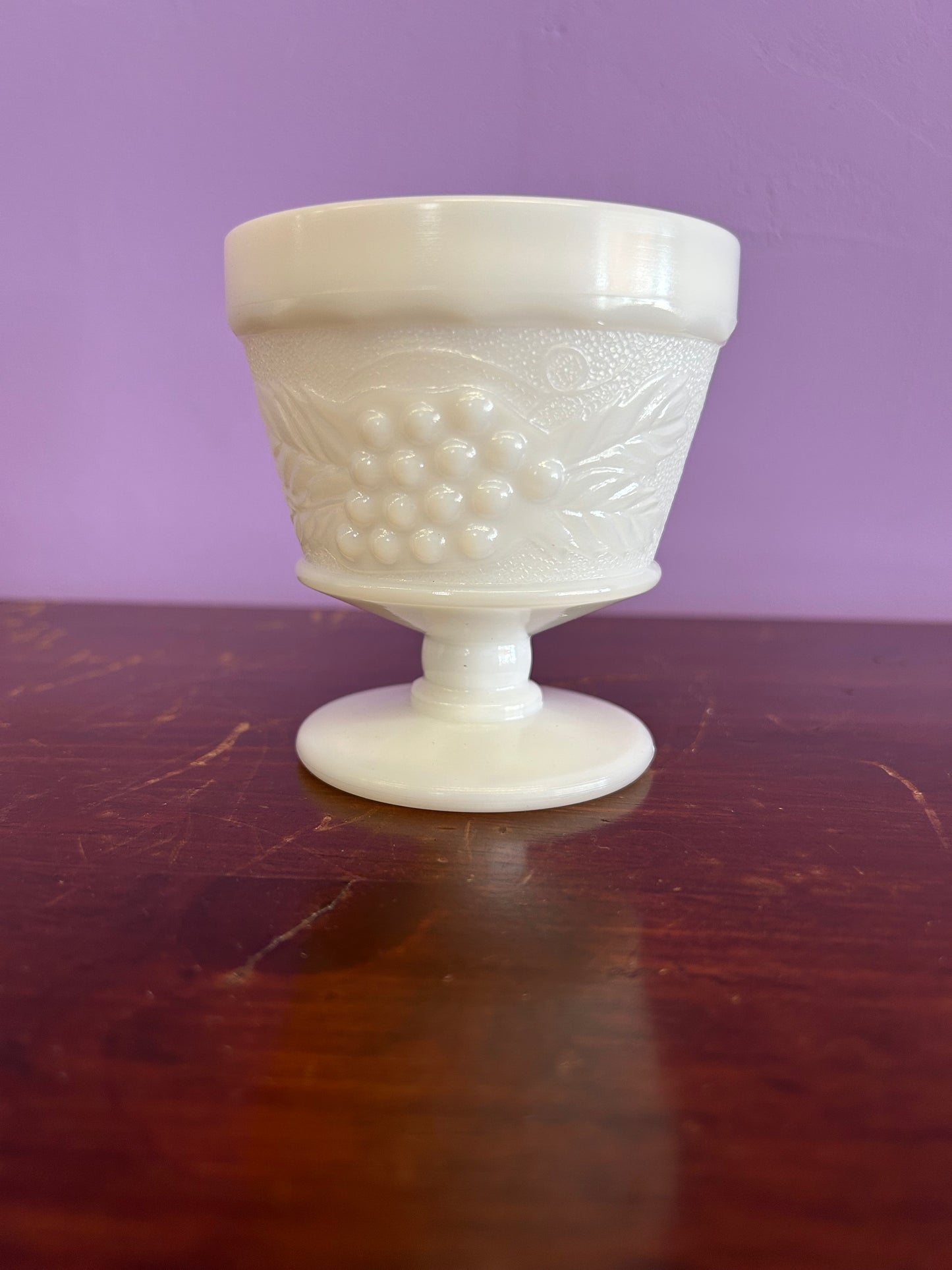 Milk Glass Goblet
