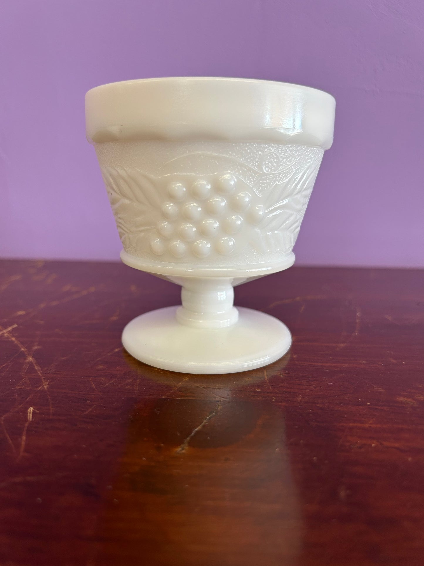 Milk Glass Goblet