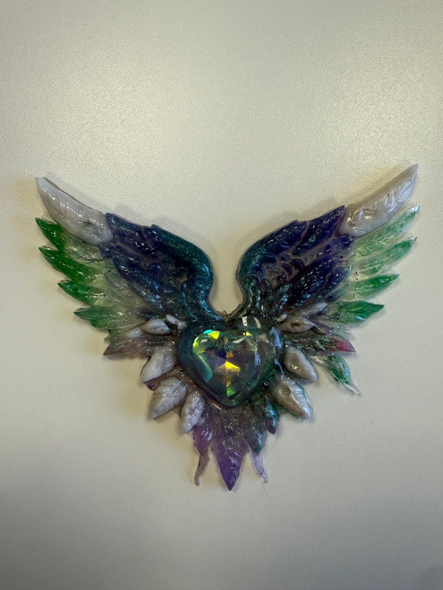 Resin Wings with Heart