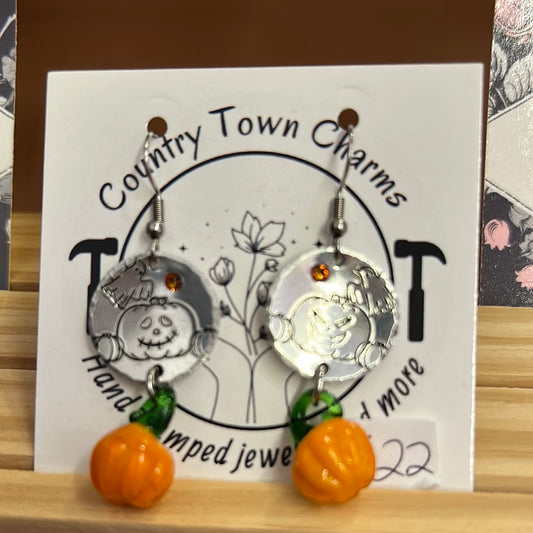 Pumpkin Earrings