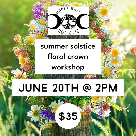 Summer Solstice Floral Crown Workshop