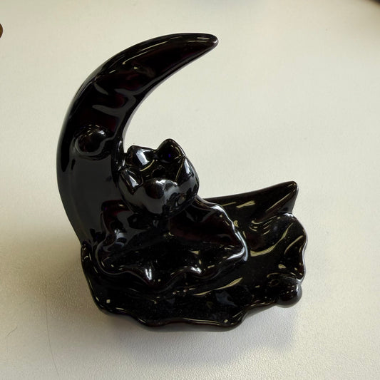 Moon & Lotus Backflow Incense Burner