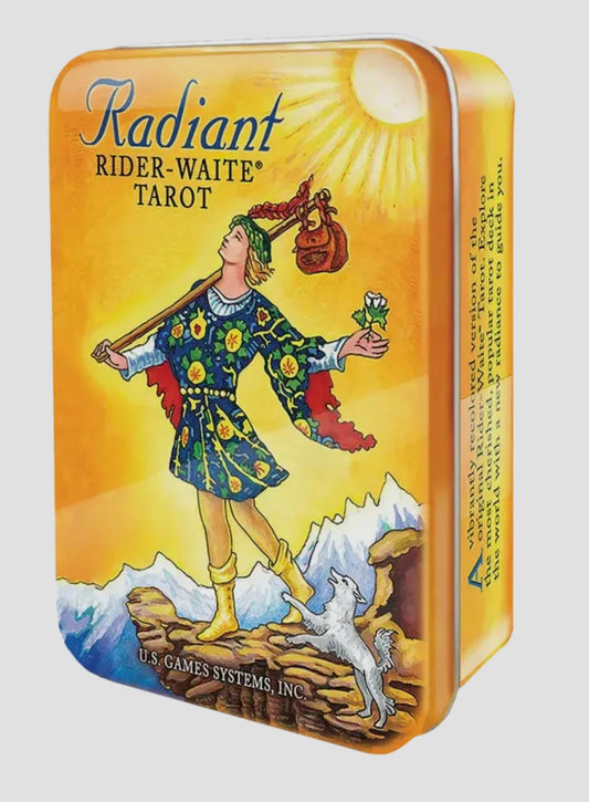 Radiant Rider Waite Tarot in a Tin