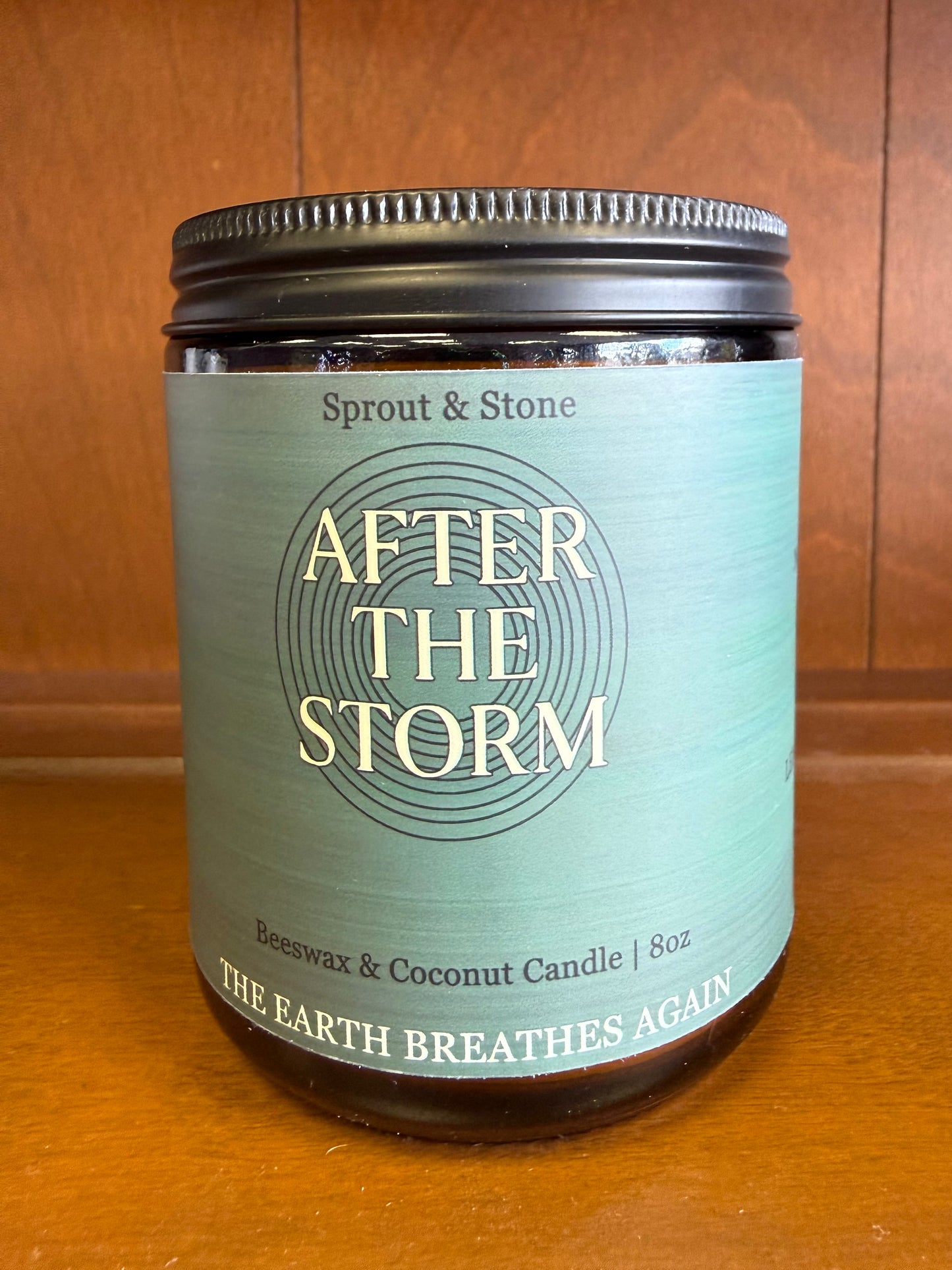 Elemental Beeswax and Coconut Candle
