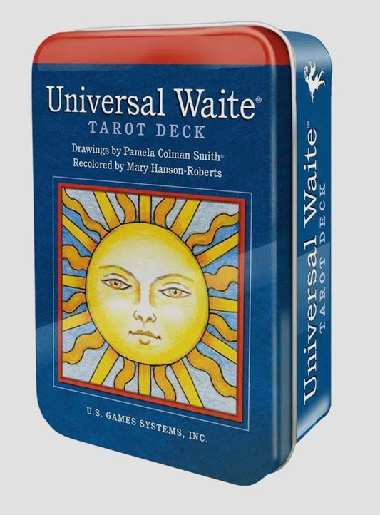 Universal Waite Tarot Deck in a Tin