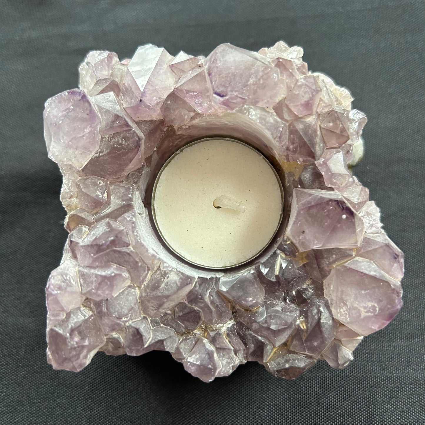 Amethyst Candle Holder