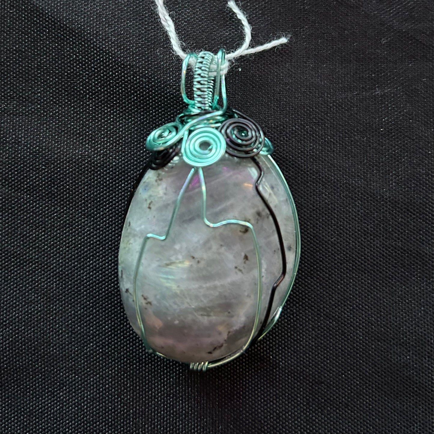 Labradorite Wire Wrapped Pendant