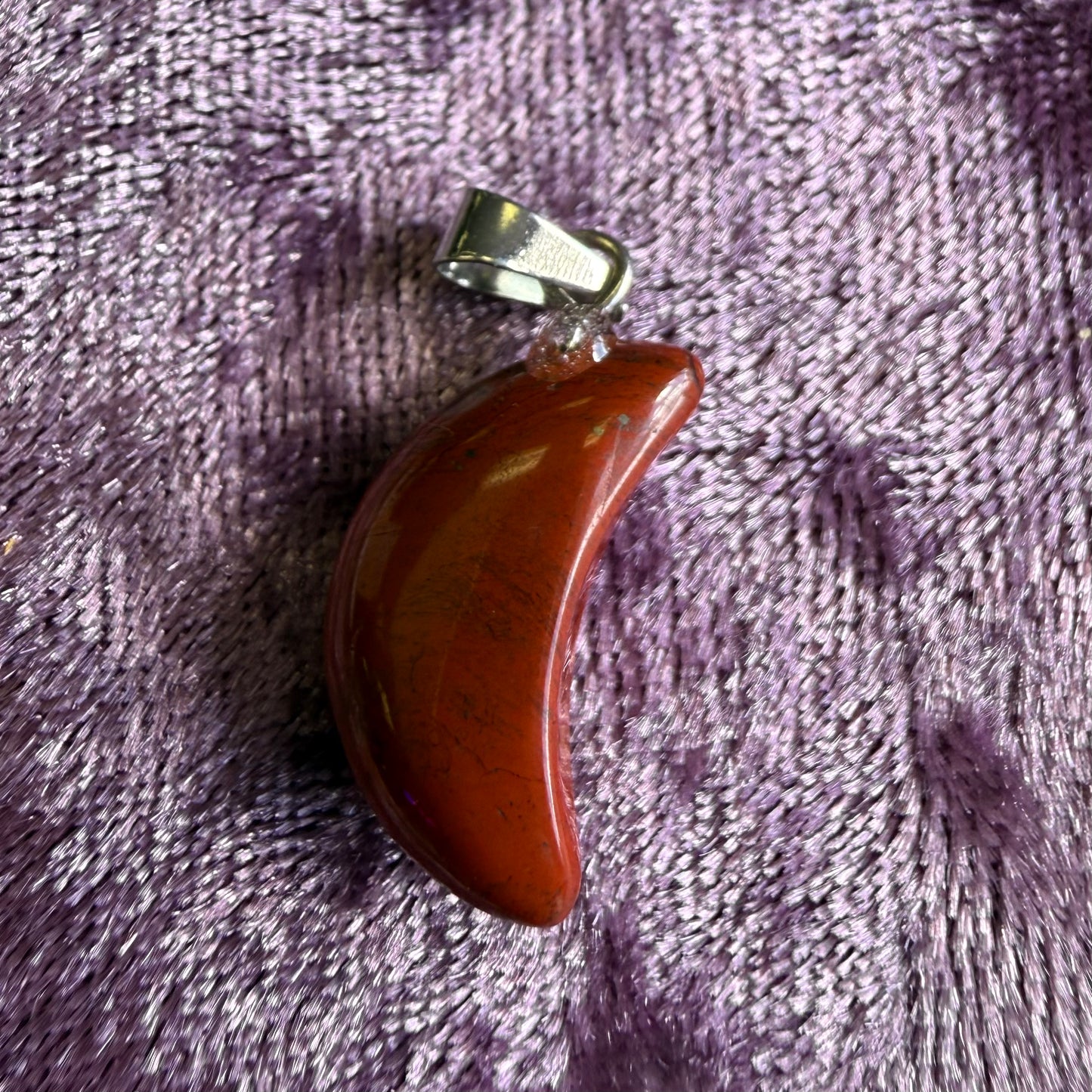 Crescent Crystal Charm