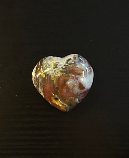 Druzy Agate Heart