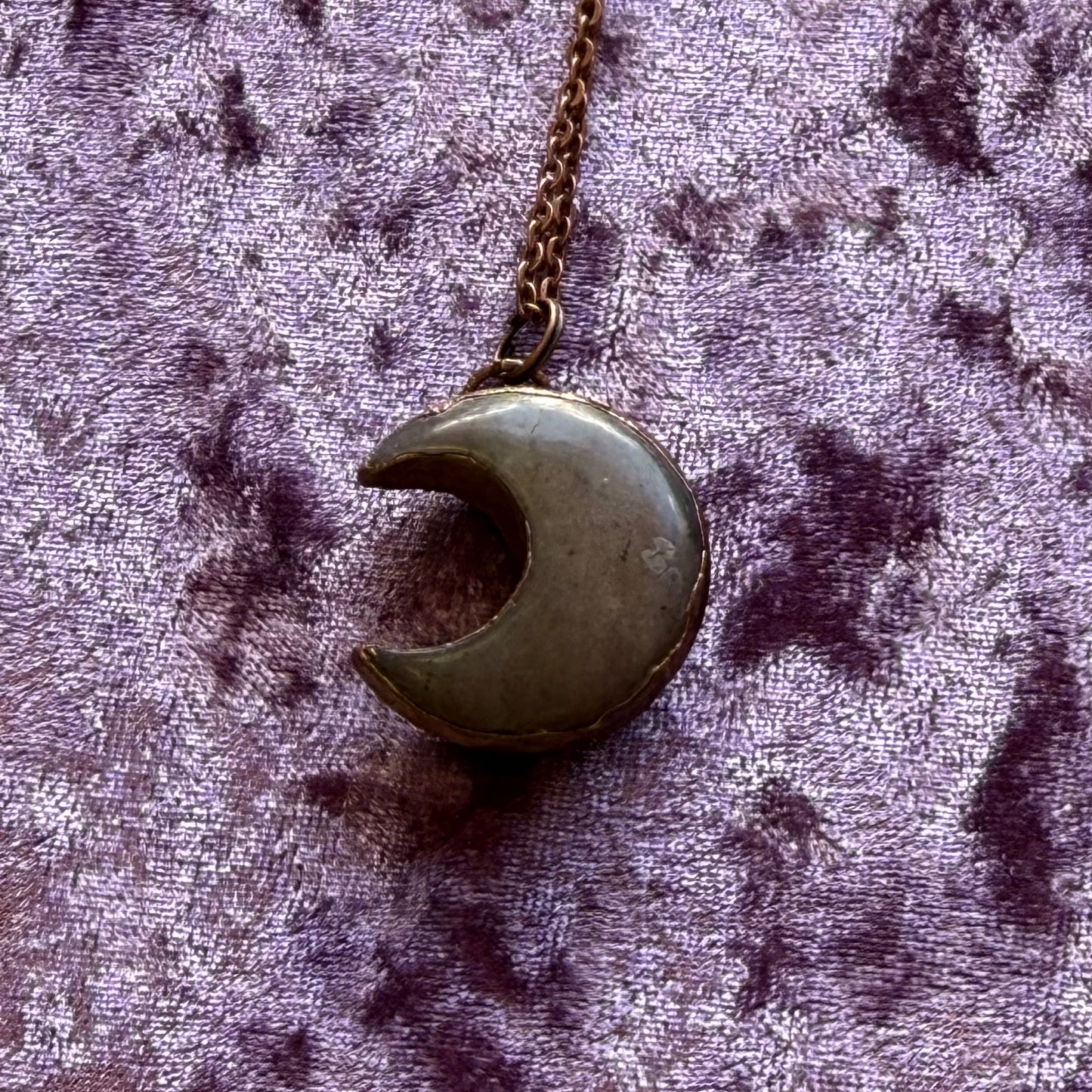 Crystal and Copper Celestial Necklace