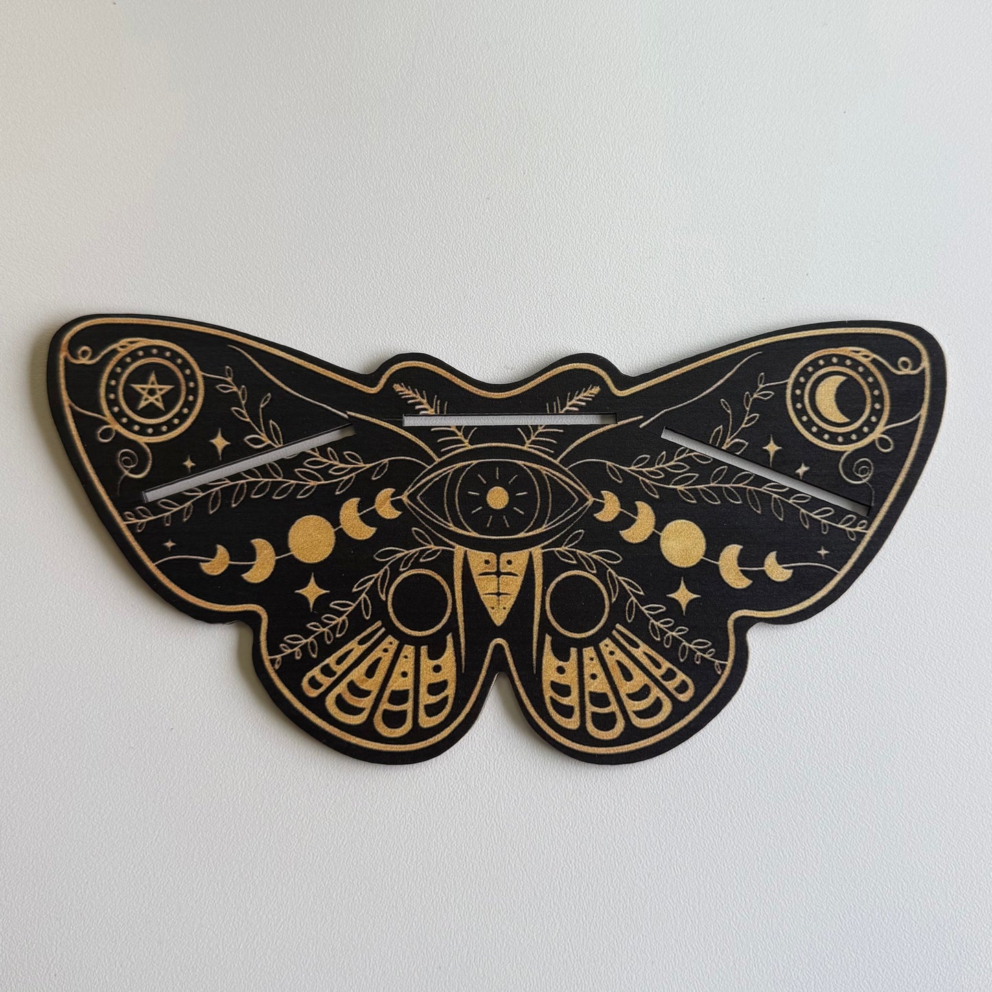 Wood Tarot Card Holder