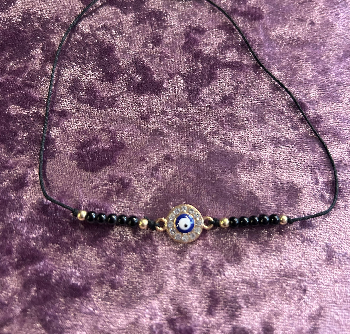 Black Evil Eye Bracelet