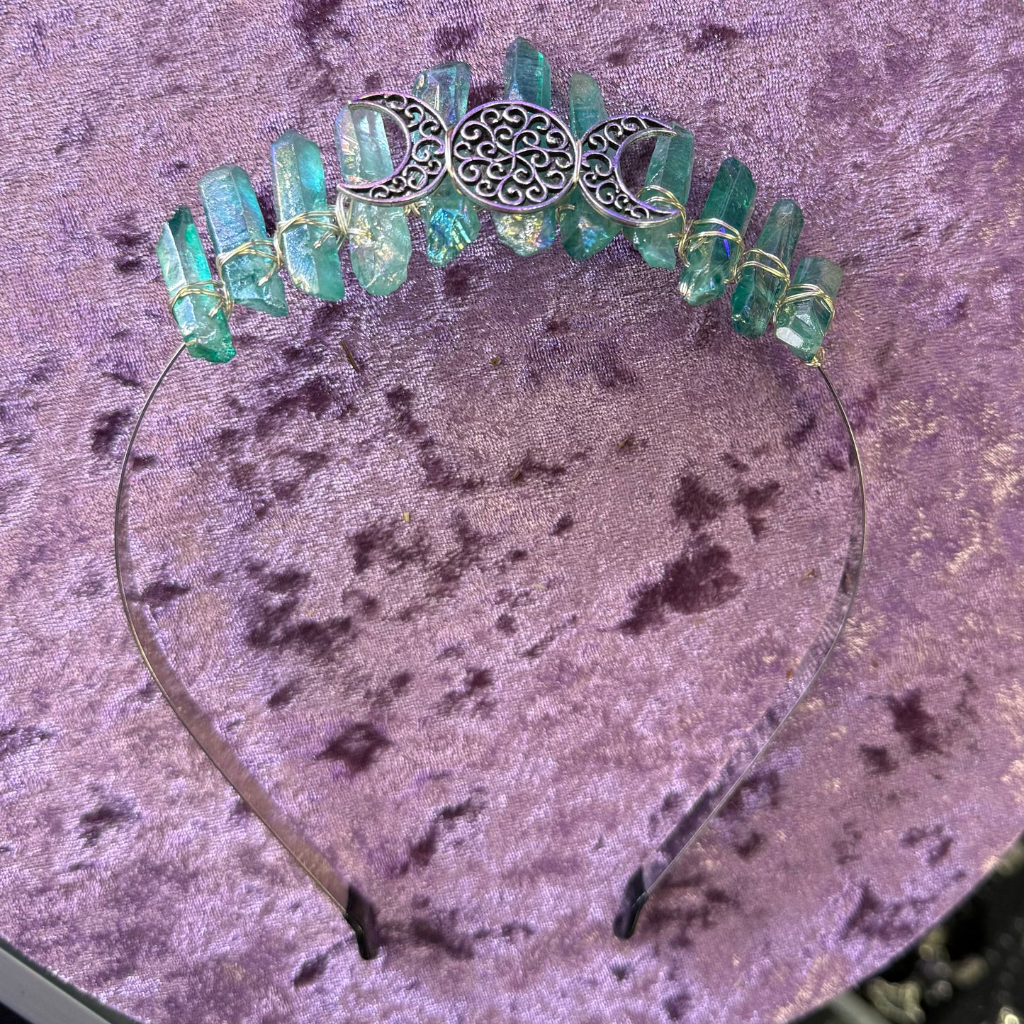 Crystal Point Crown Headband