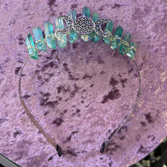 Crystal Point Crown Headband