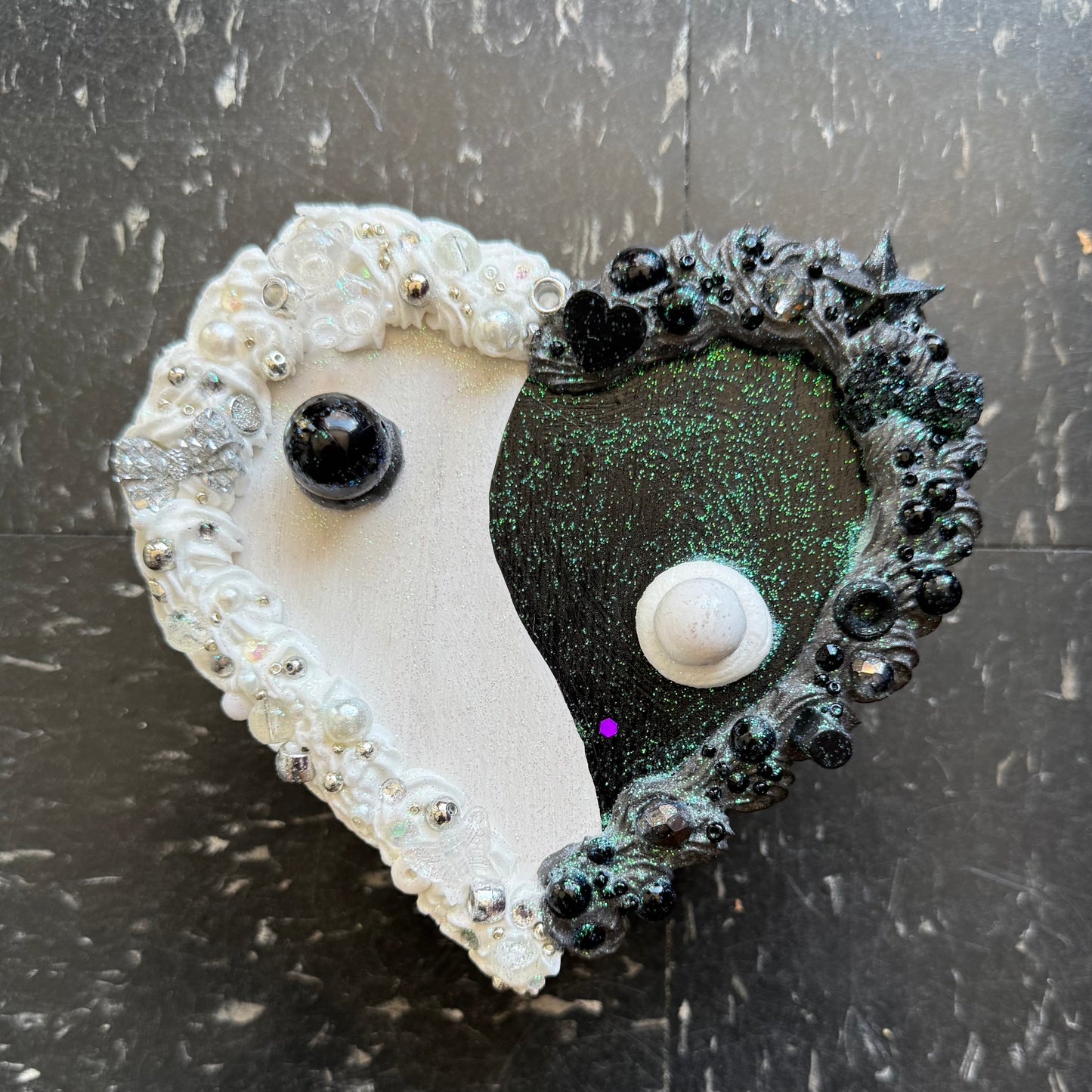 Wooden Heart Cake Box
