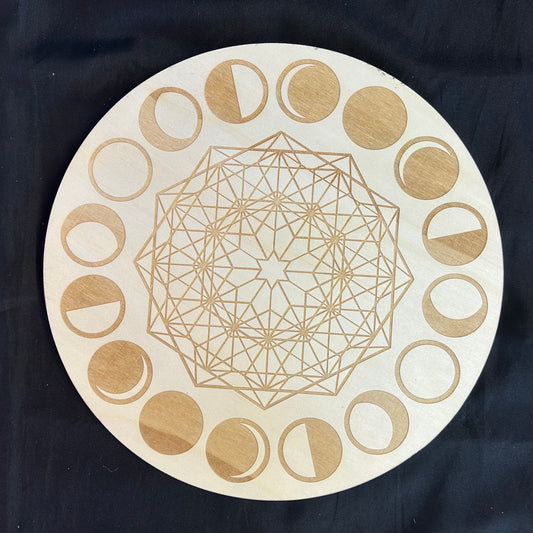 Wood Crystal Grid