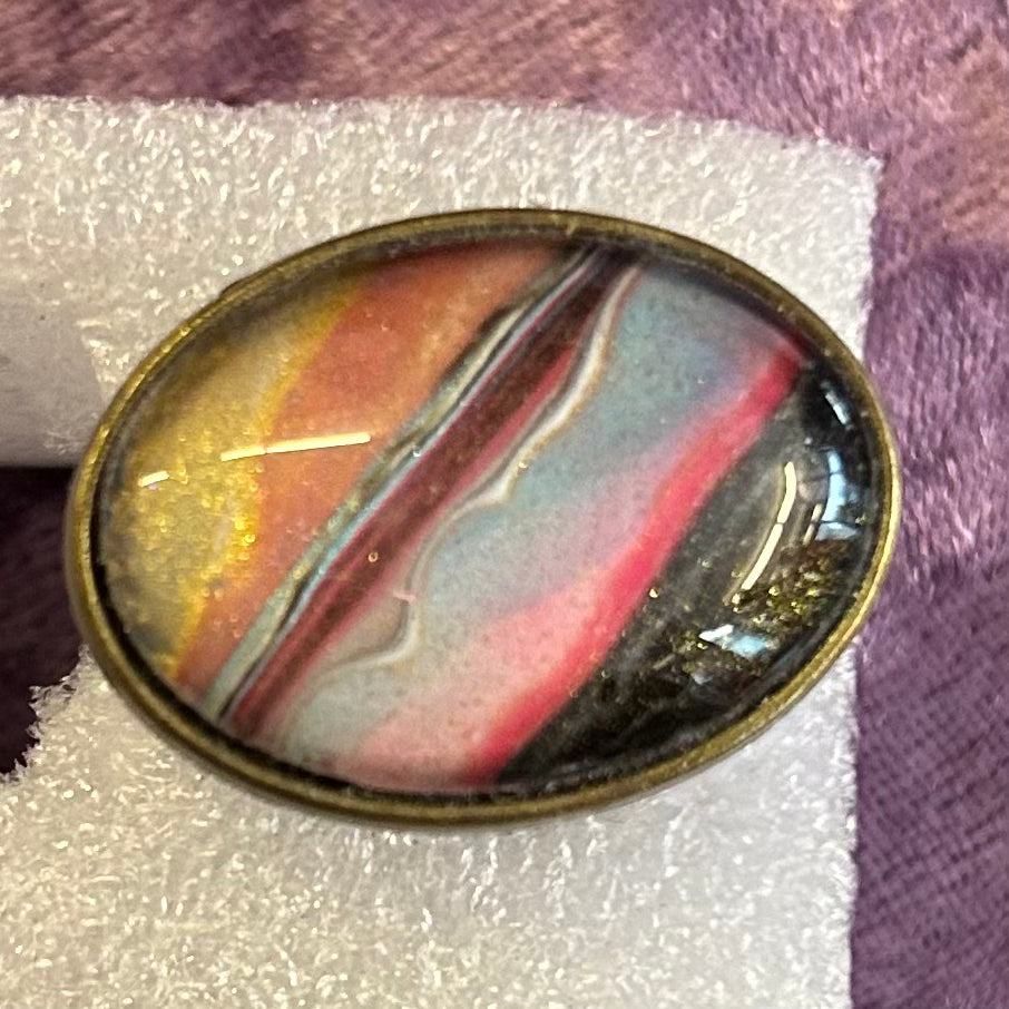 Acrylic and Resin Adjustable Ring