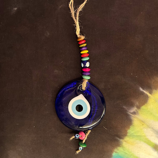 Hanging Evil Eye with Beads