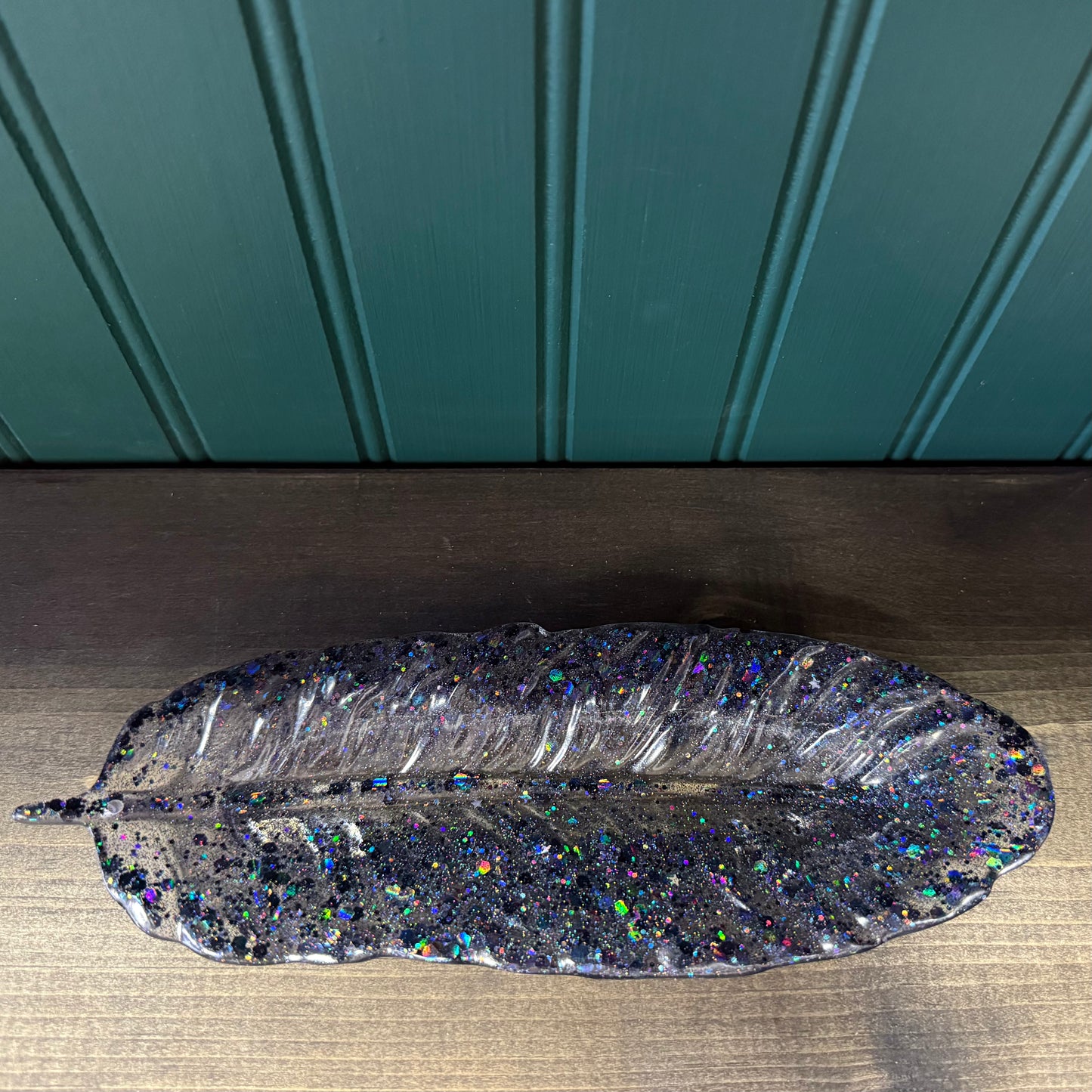 Resin Feather Incense Holder/Dish