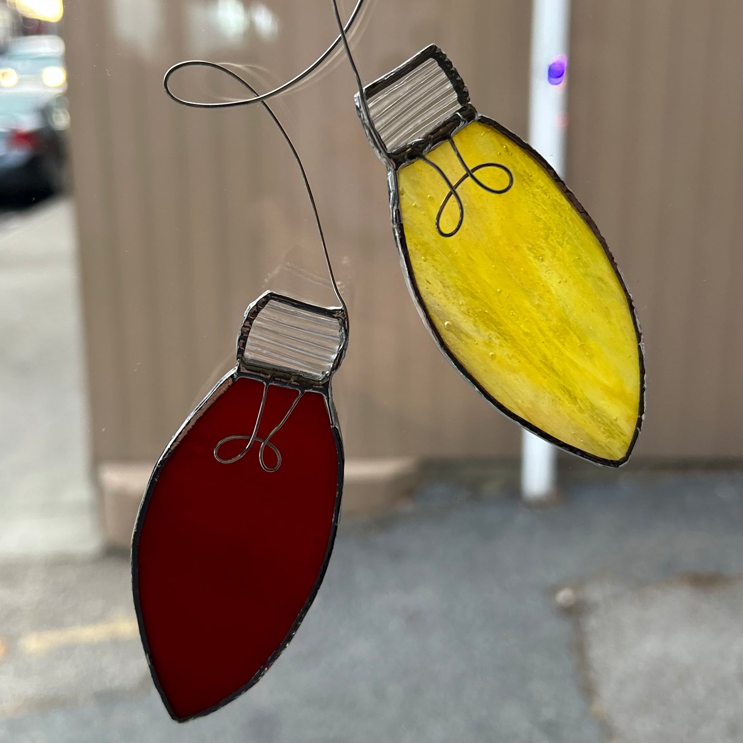 Stained Glass Christmas Lights