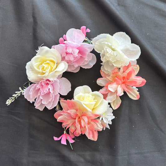 Flower Crown with White Roses