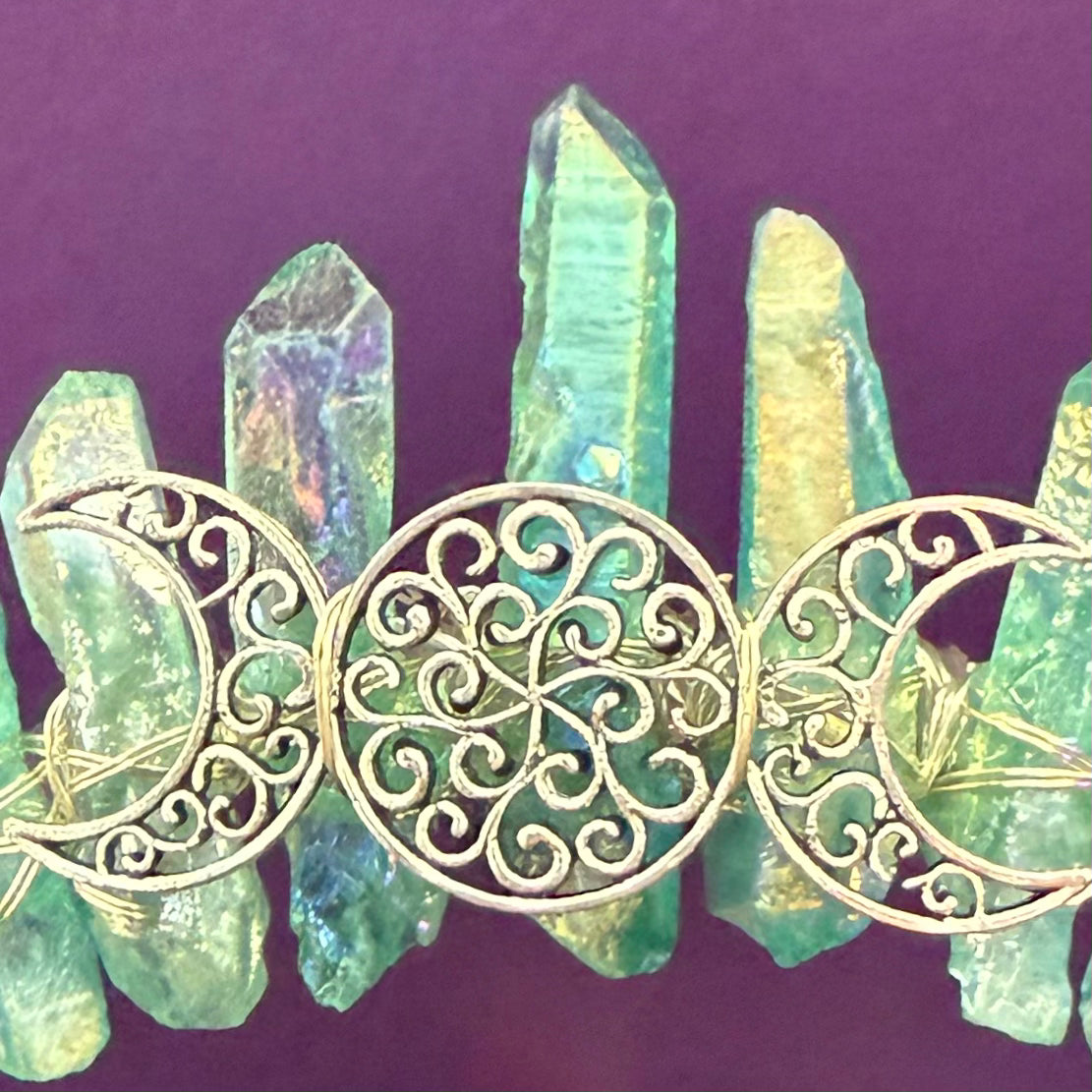 Crystal Point Crown Headband